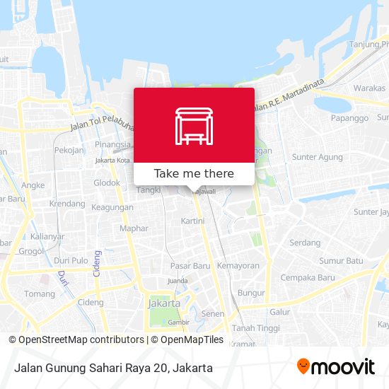 Jalan Gunung Sahari Raya 20 map