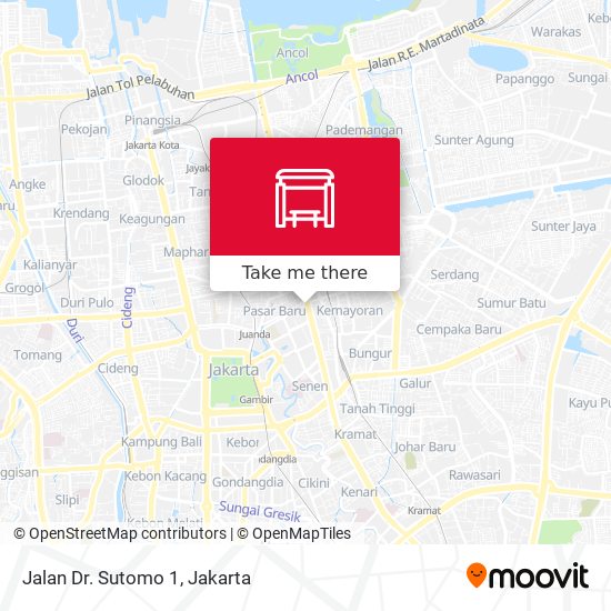 Jalan Dr. Sutomo 1 map