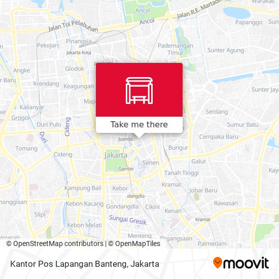 Kantor Pos Lapangan Banteng map