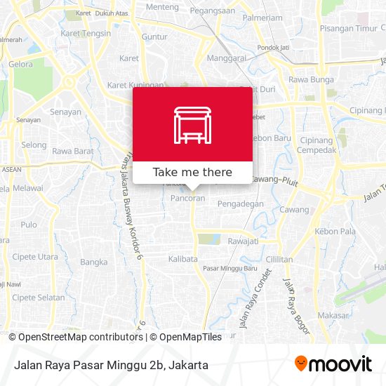 Jalan Raya Pasar Minggu 2b map