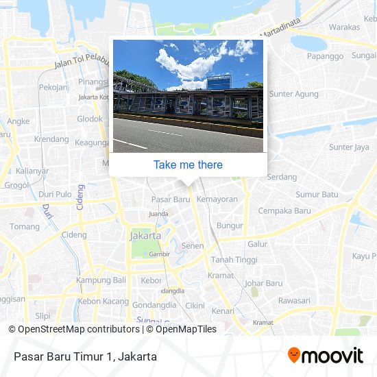 Pasar Baru Timur 1 map