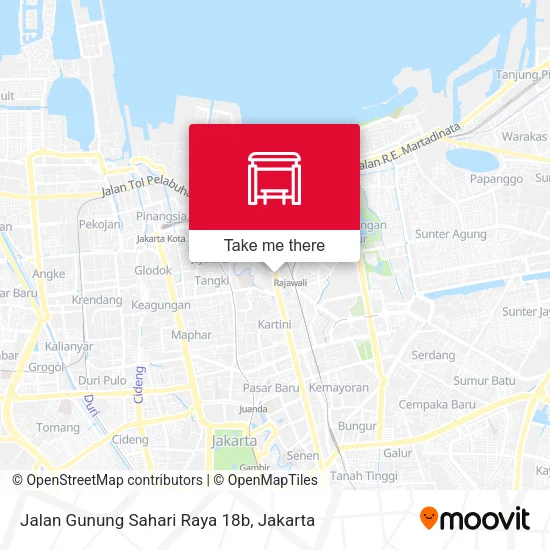 Jalan Gunung Sahari Raya 18b map