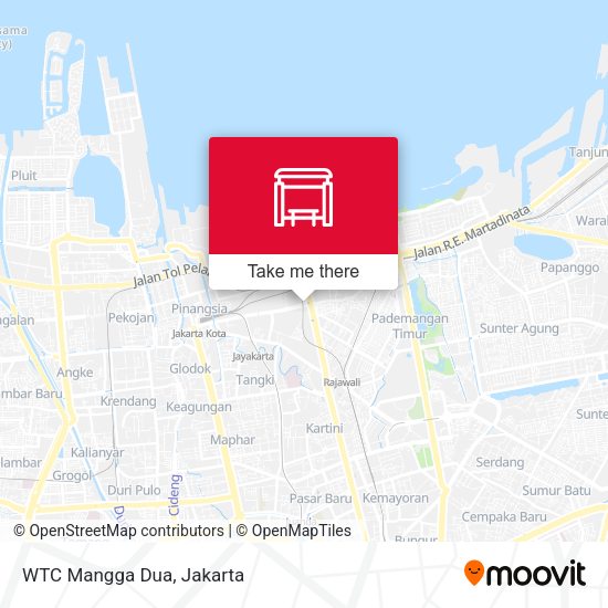 WTC Mangga Dua map