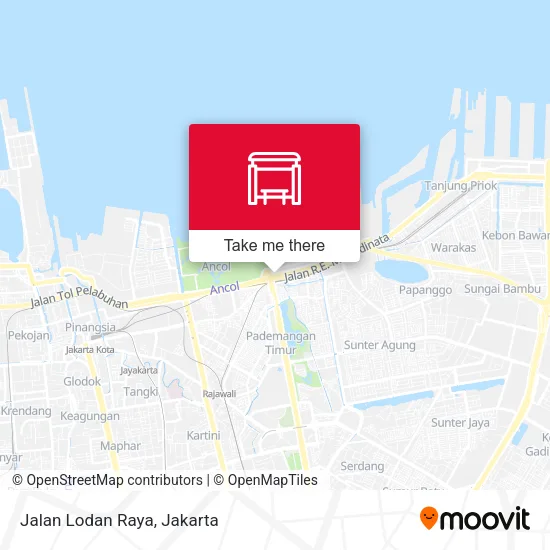 Jalan Lodan Raya map