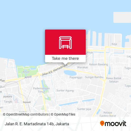 Jalan R. E. Martadinata 14b map