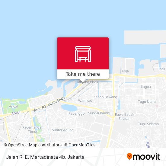 Jalan R. E. Martadinata 4b map