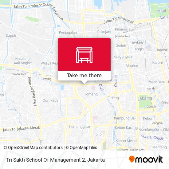 Tri Sakti School Of Management 2 map