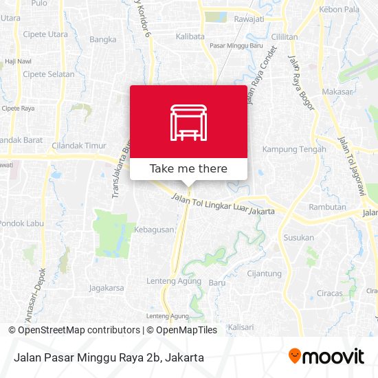Jalan Pasar Minggu Raya 2b map