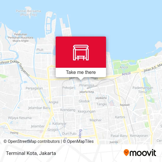 Terminal Kota map