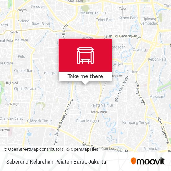 Seberang Kelurahan Pejaten Barat map