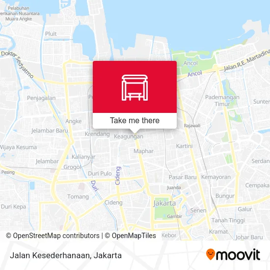 Jalan Kesederhanaan map