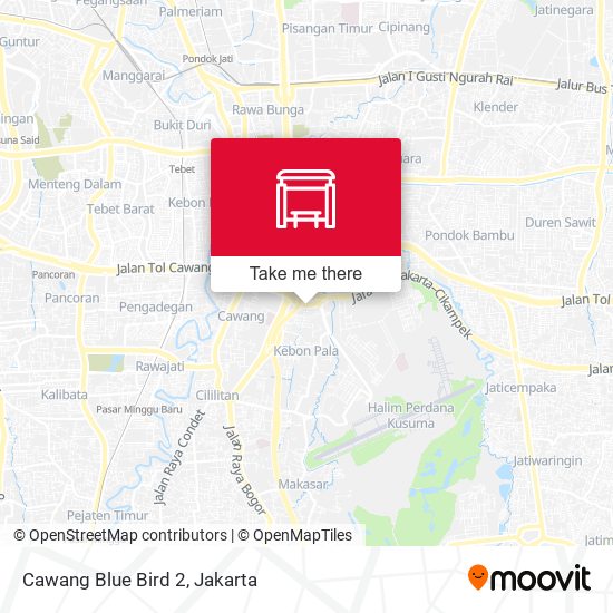 Cawang Blue Bird 2 map