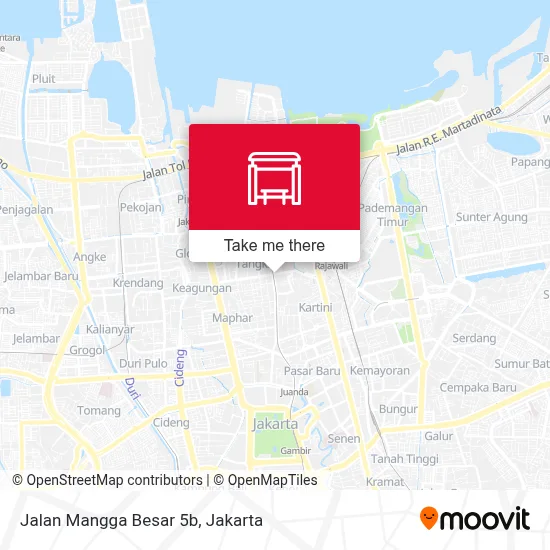 Jalan Mangga Besar 5b map