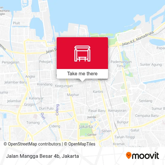 Jalan Mangga Besar 4b map