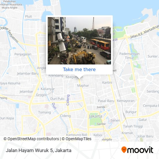 Jalan Hayam Wuruk 5 map