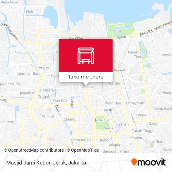 Masjid Jami Kebon Jeruk map