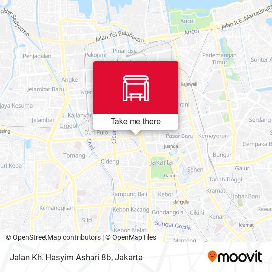Jalan Kh. Hasyim Ashari  8b map