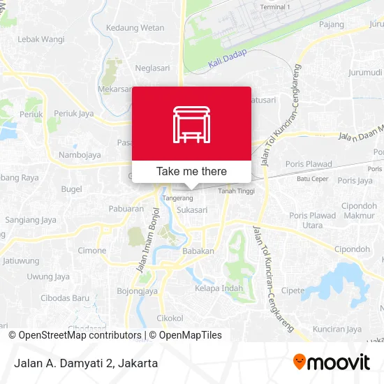 Jalan A. Damyati 2 map
