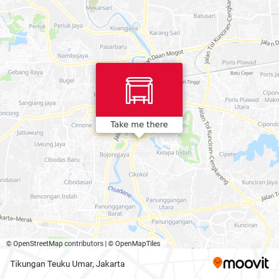 Tikungan Teuku Umar map