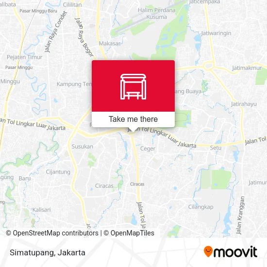 Simatupang map