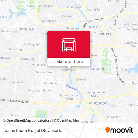 Jalan Imam Bonjol D5 map