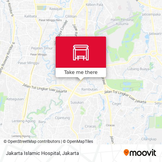 Jakarta Islamic Hospital map
