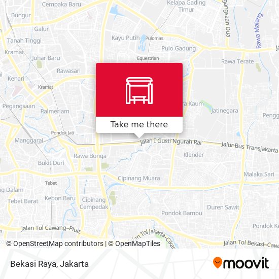 Bekasi Raya map