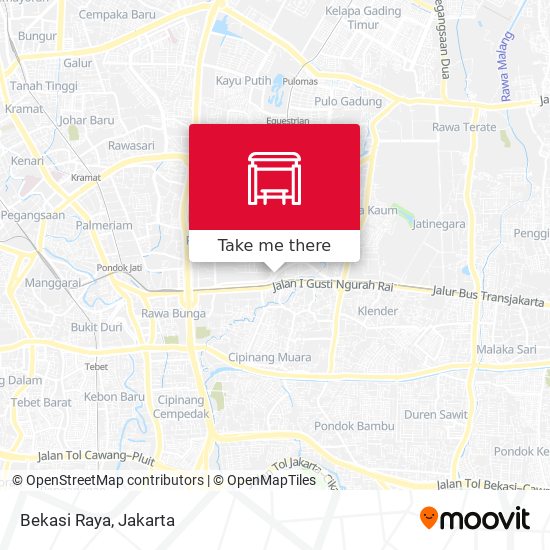 Bekasi Raya map