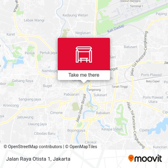 Jalan Raya Otista 1 map