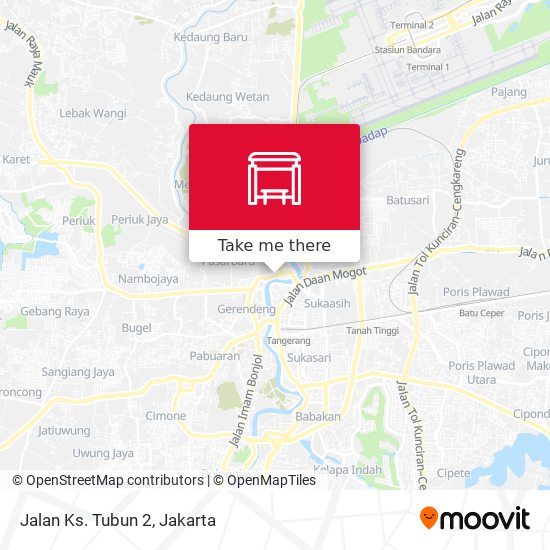 Jalan Ks. Tubun 2 map