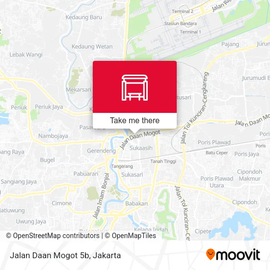Jalan Daan Mogot 5b map
