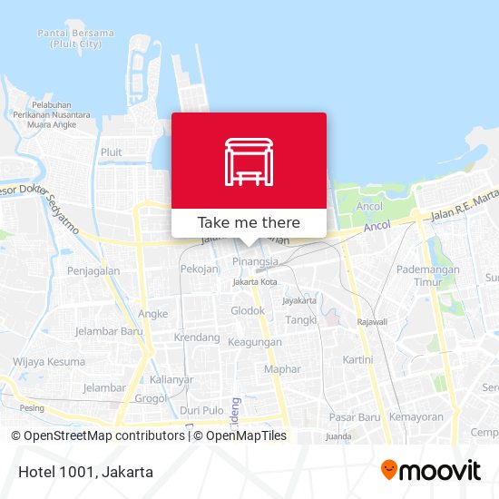 Hotel 1001 map