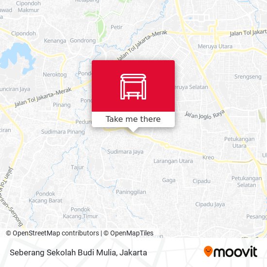 Seberang Sekolah Budi Mulia map
