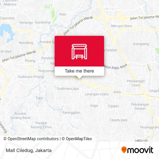 Mall Ciledug map