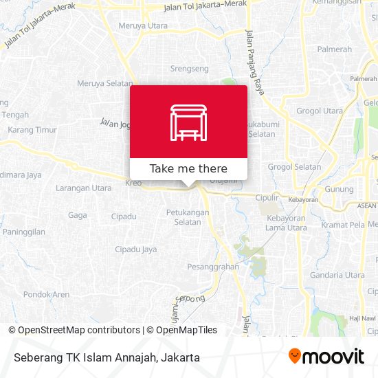Seberang TK Islam Annajah map