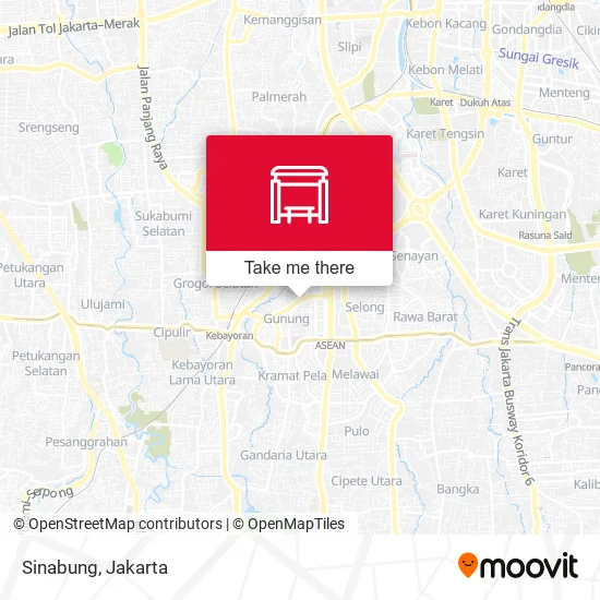 Sinabung map