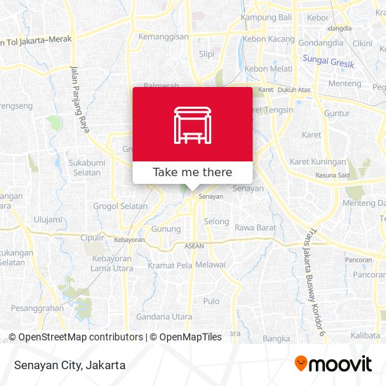 Senayan City map