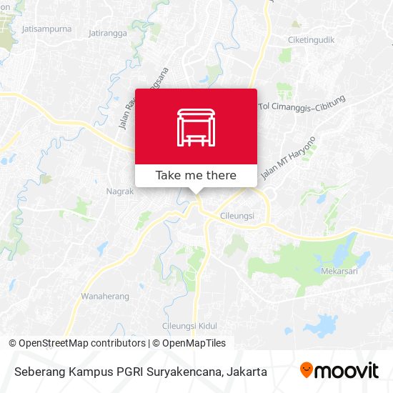 Seberang Kampus PGRI Suryakencana map