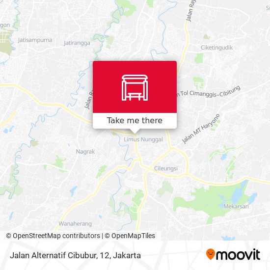 Jalan Alternatif Cibubur, 12 map