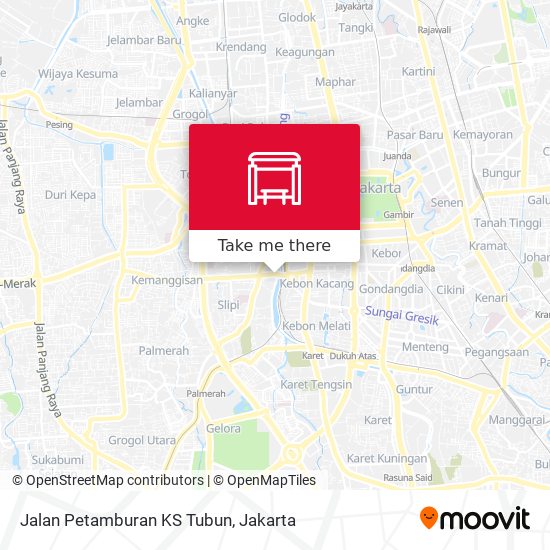 Jalan Petamburan KS Tubun map