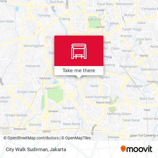 City Walk Sudirman map