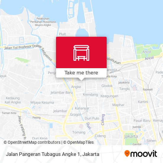Jalan Pangeran Tubagus Angke 1 map