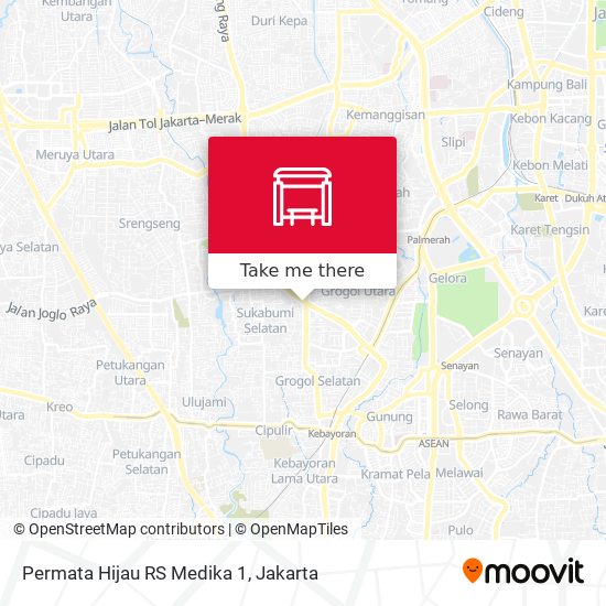 Permata Hijau RS Medika 1 map