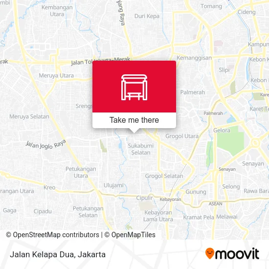 Jalan Kelapa Dua map
