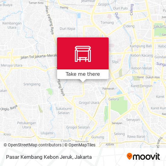 Pasar Kembang Kebon Jeruk map