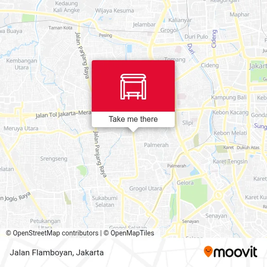 Jalan Flamboyan map