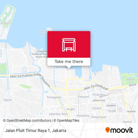 Jalan Pluit Timur Raya 1 map