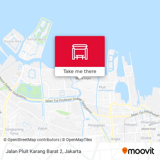 Jalan Pluit Karang Barat 2 map