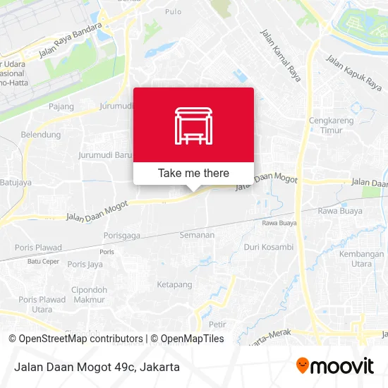 Jalan Daan Mogot 49c map