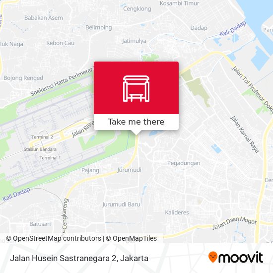 Jalan Husein Sastranegara 2 map